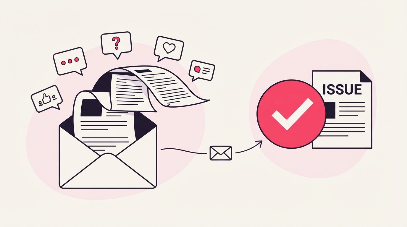 A post comment turning into a newsletter subscriber
