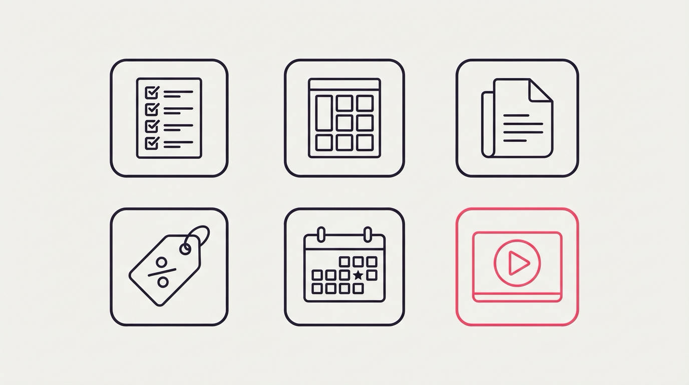 Lead magnet types mapped to creator audiences